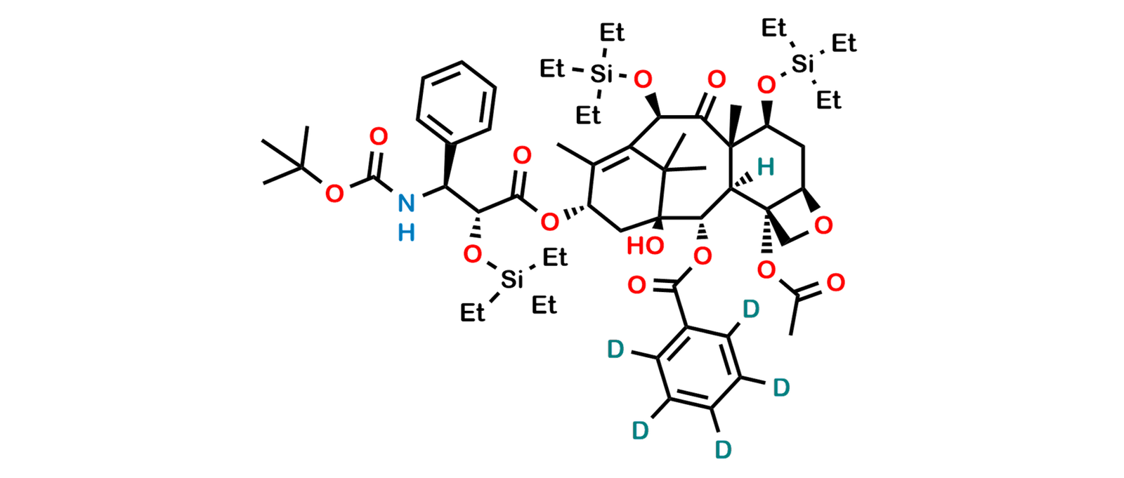 Docetaxel-d5 2’,7,10-Tris(triethylsilyl) Ether